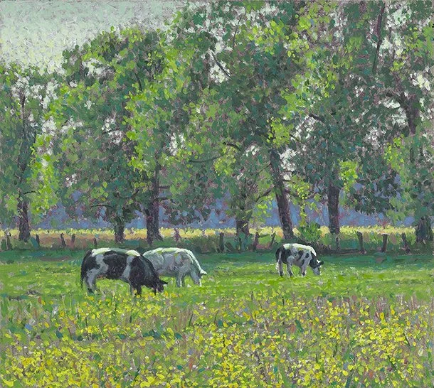 Zomer in Berendrecht (14 x 16cm)
