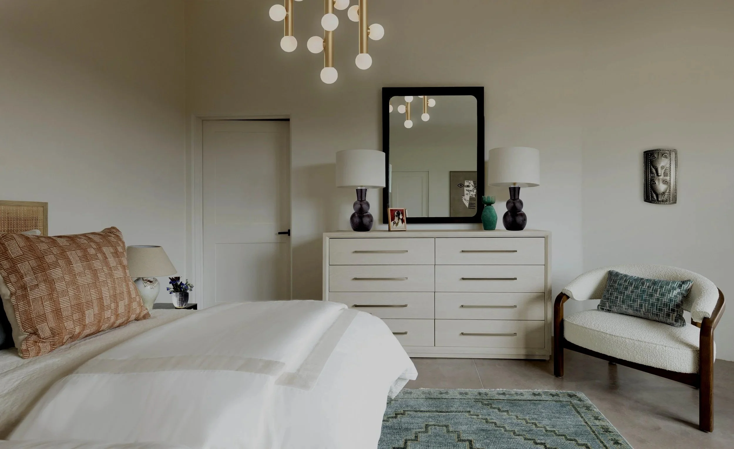 Minimal and organic Philadelphia living room