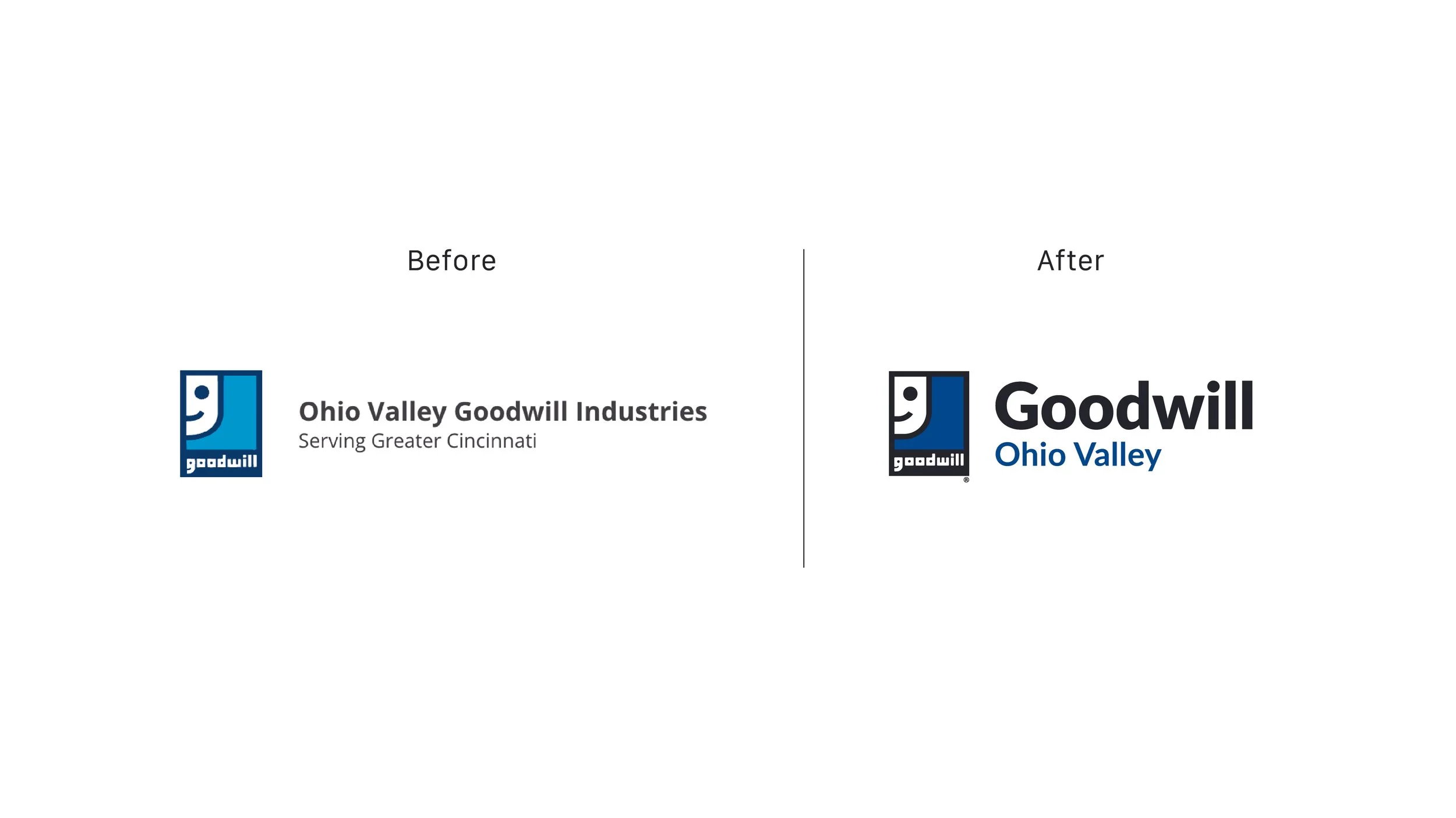 Logo Before & After