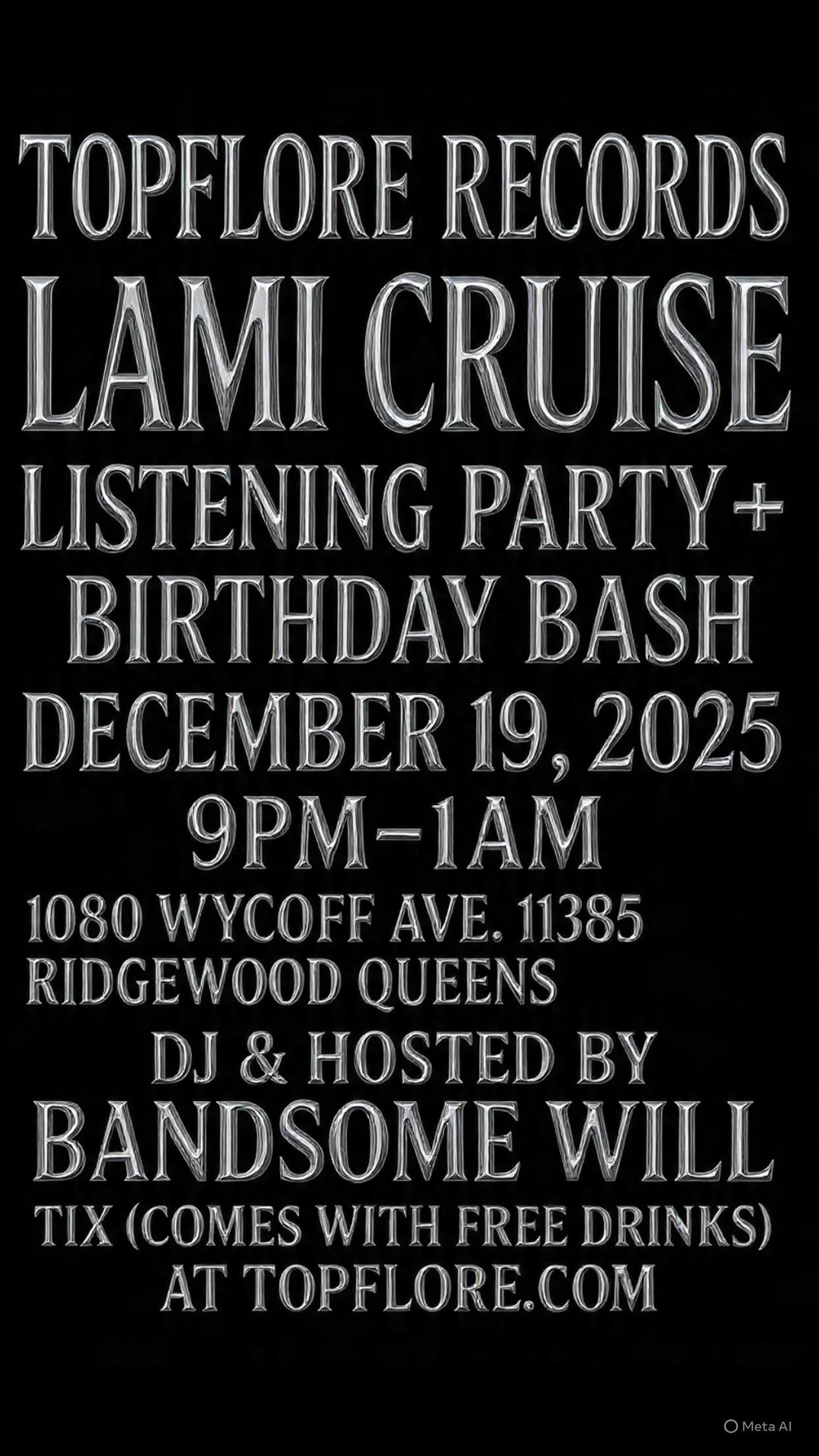 Lami Cruise Listening Party