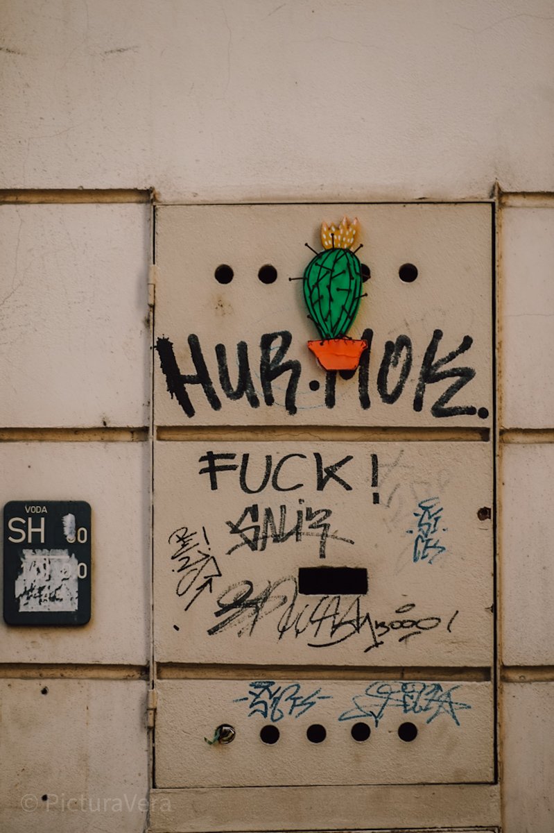 Straßenkunst in der Altstadt Bratislavas