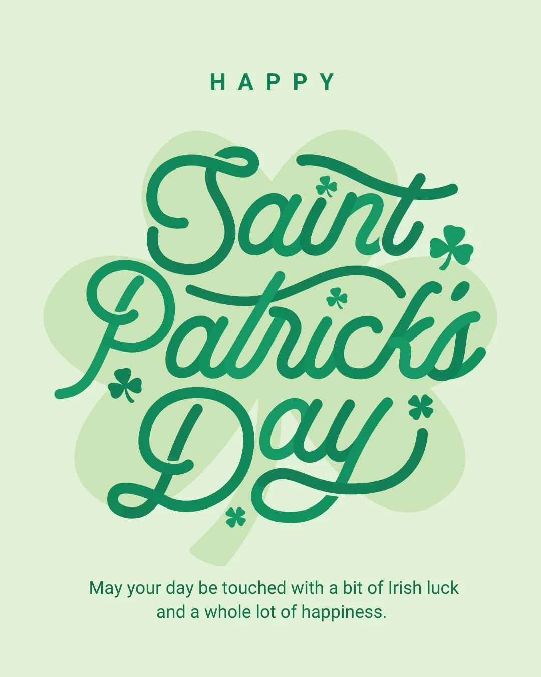 Don't forget to wear green! 🍀