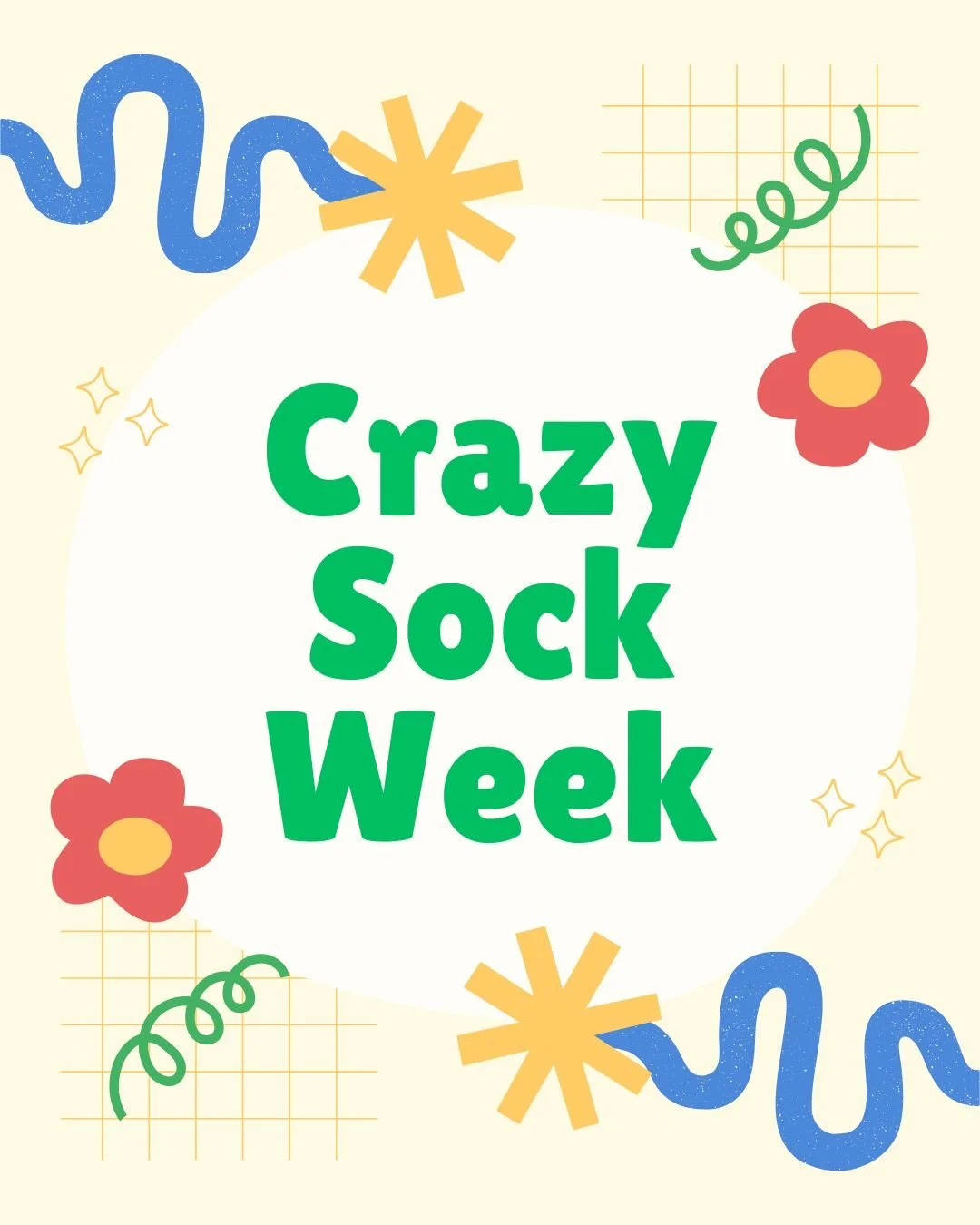 Dancers get to wear their crazy socks to class this week!