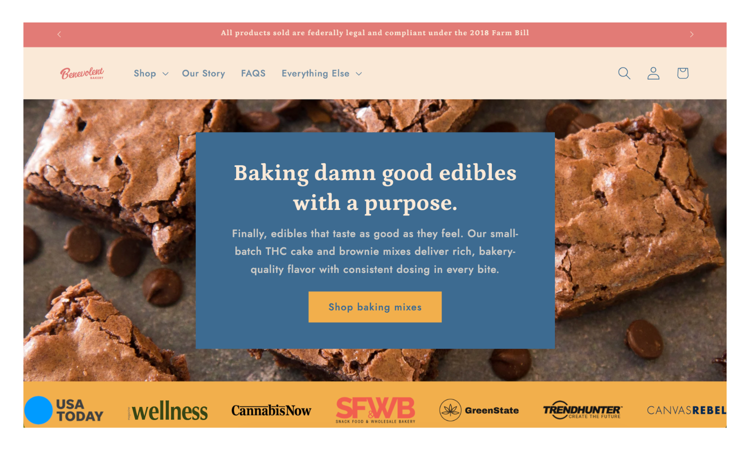 Benevolent Bakery Website Case Study