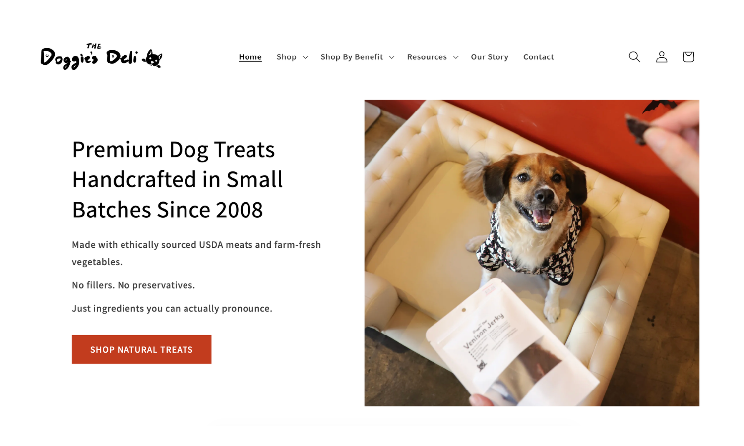 The Doggie's Deli Website Case Study by Road To Rev