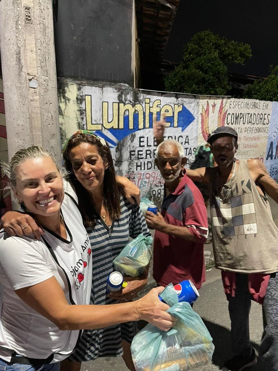 Making new friends through the use of faith and love