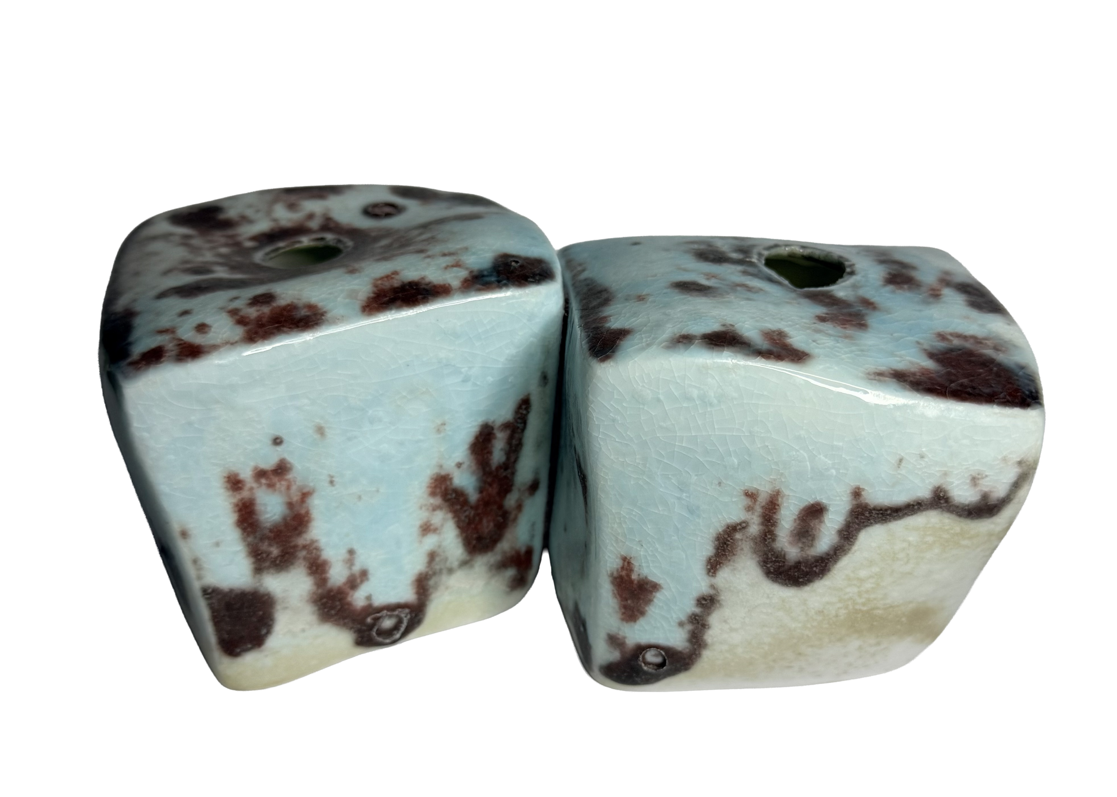 "Pas de Duex" Double Box Bud Vase