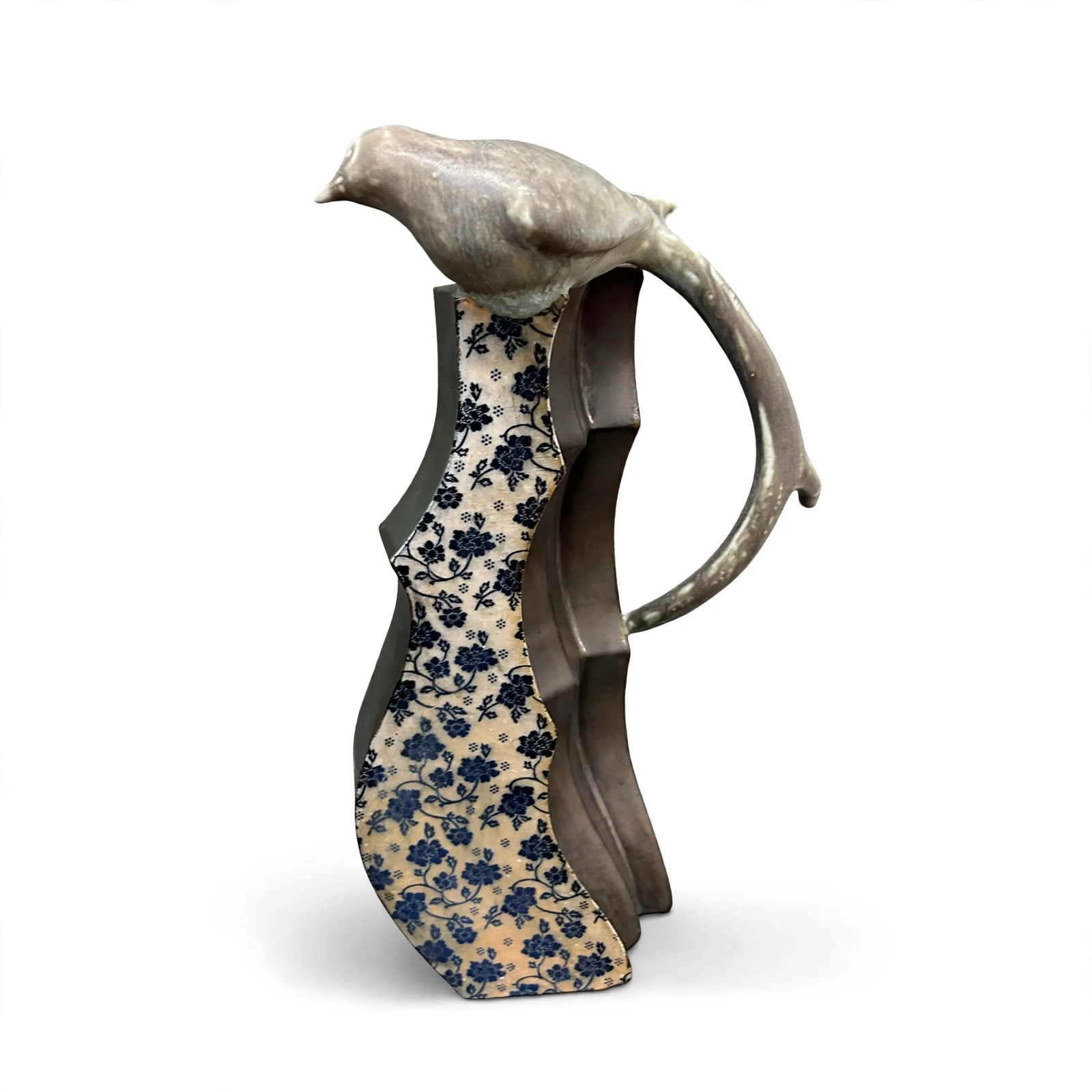 "Swallowtail" Tall Bud Vase