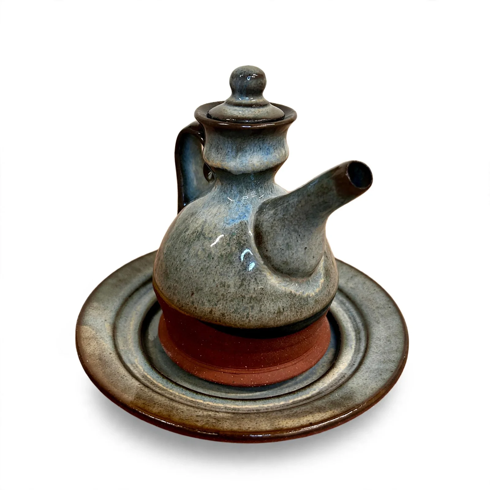 Oil Cruet with Bread Dipping Plate