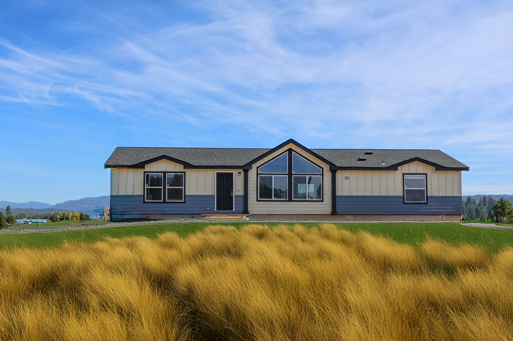 Completed manufactured home
