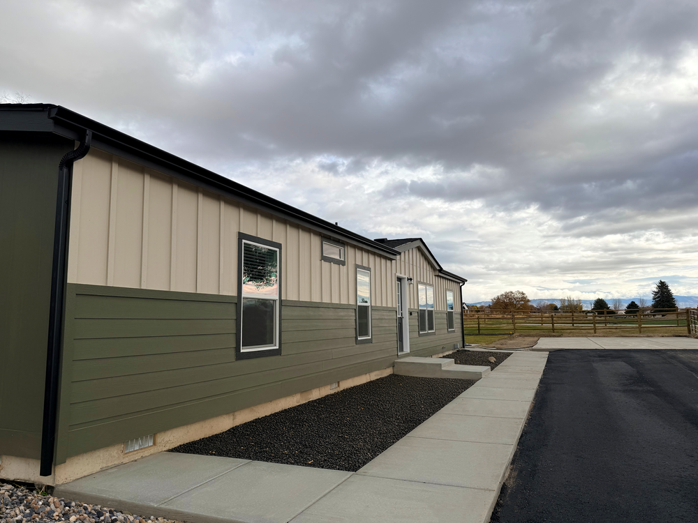 New home exterior