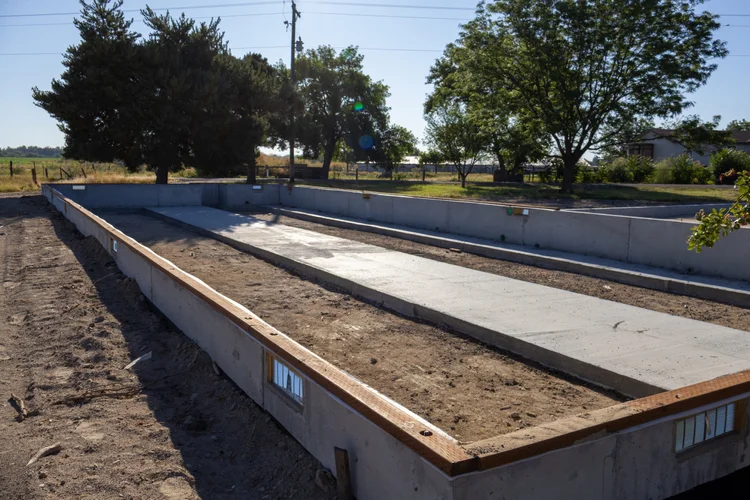 Concrete foundation work