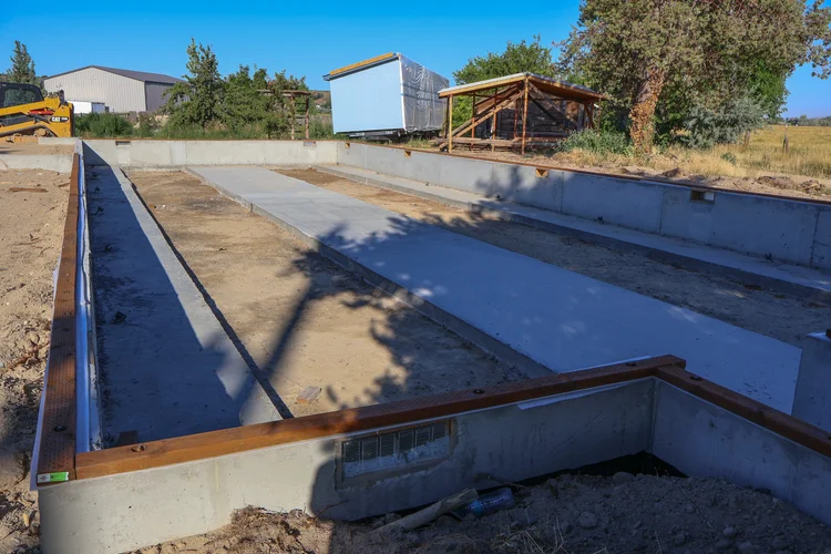 Concrete foundation detail