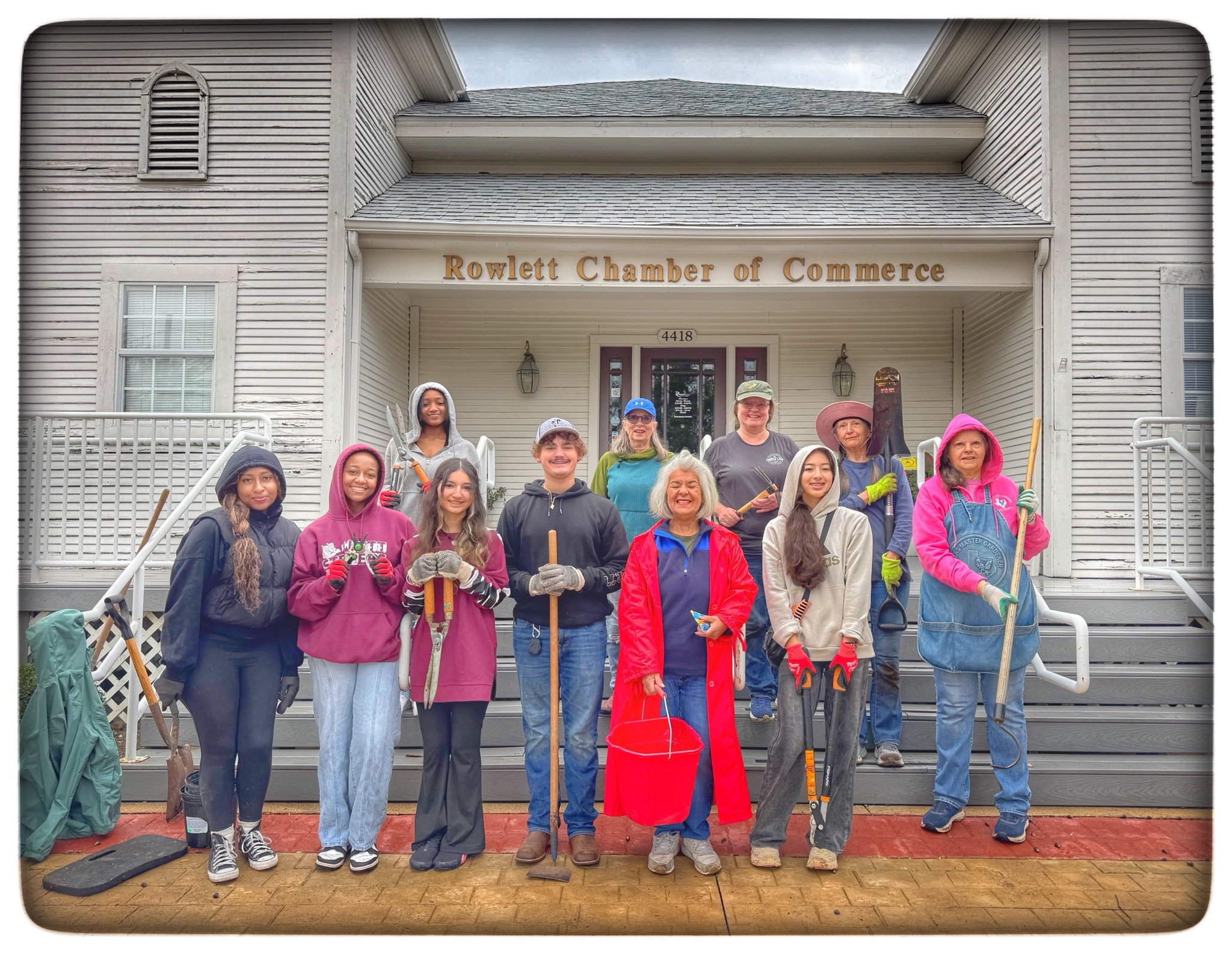Rowlett Chamber Garden Workday