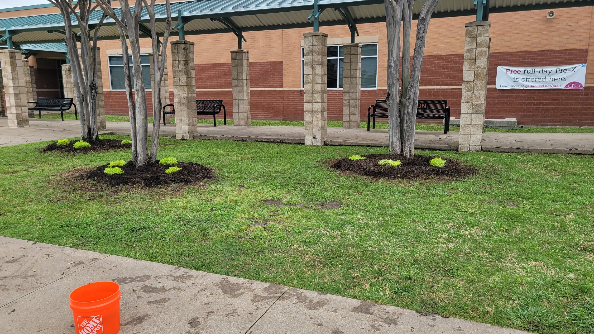 Pearson Elementary School Garden Workday