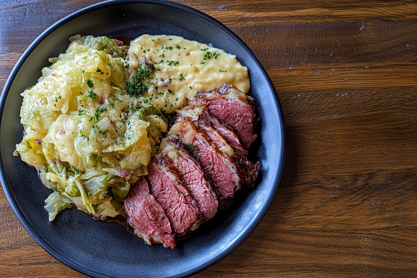Corned Beef and Cabbage Dinner
