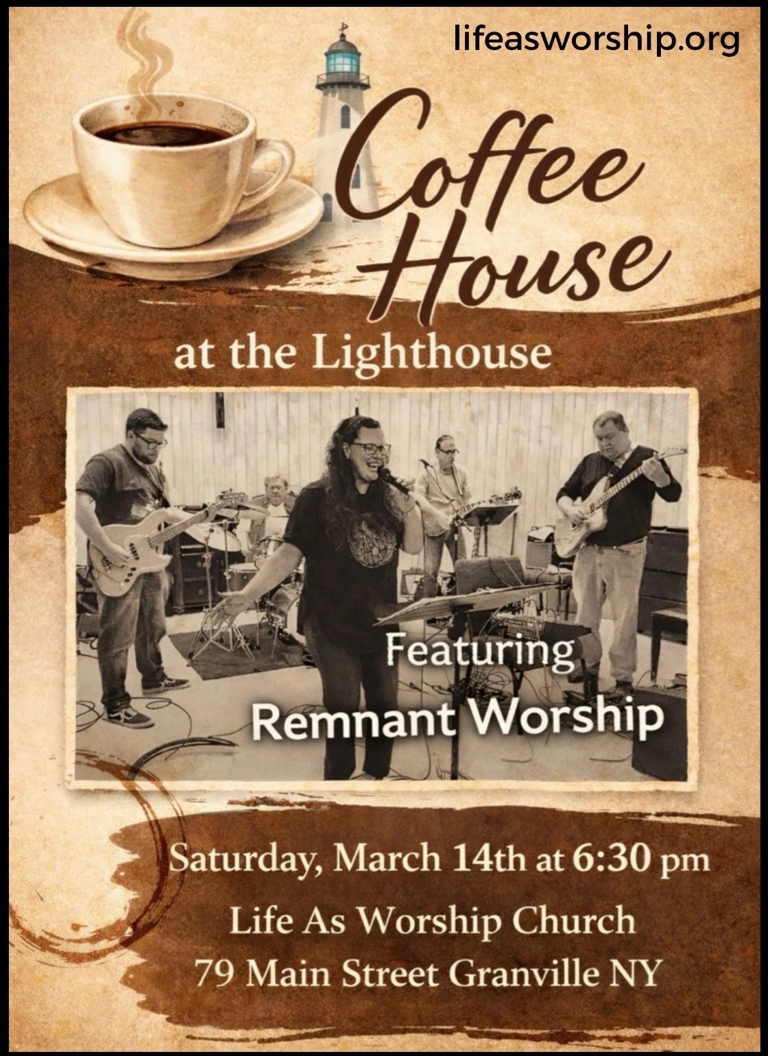 Coffee House Featuring Remnant Worship