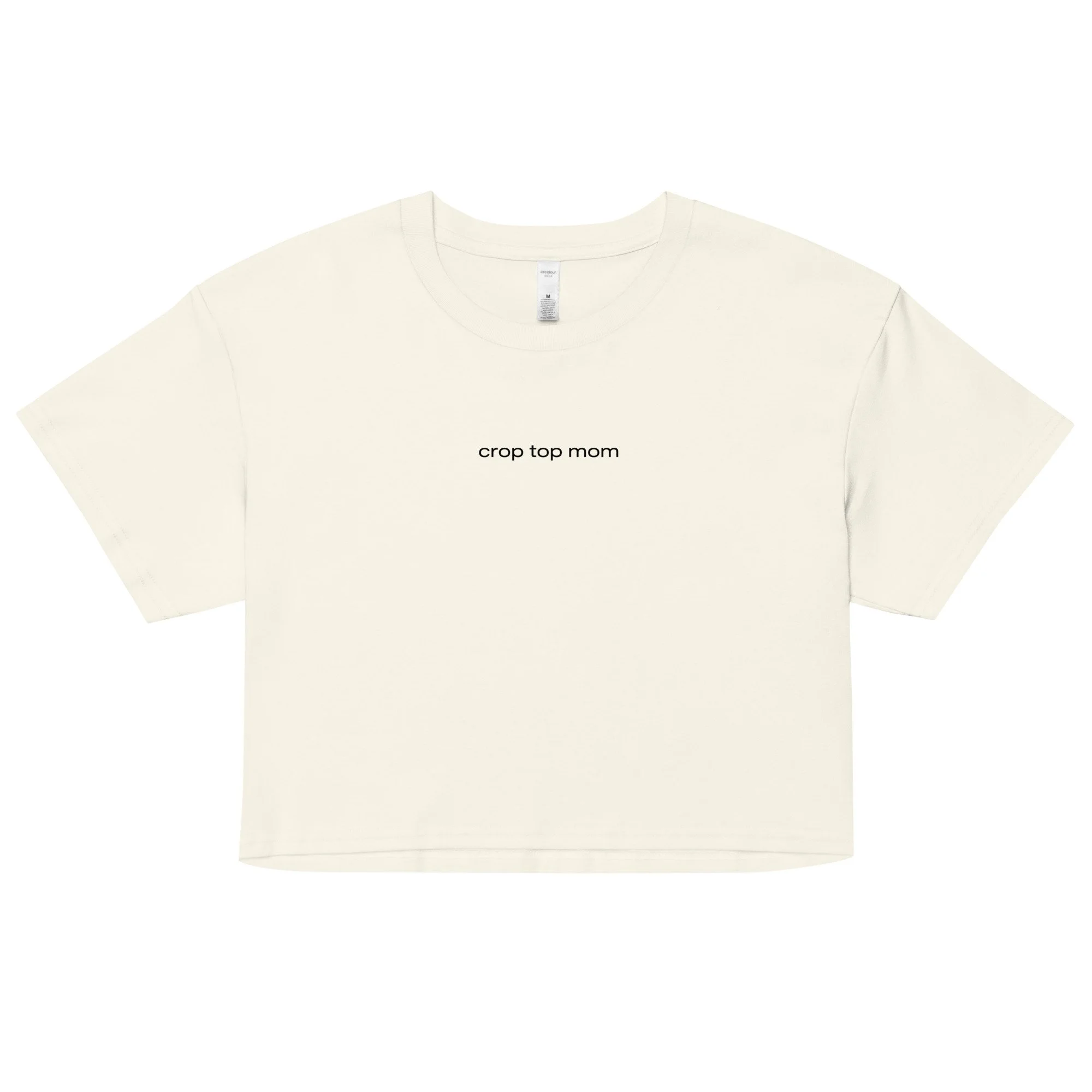 crop top mom tshirt