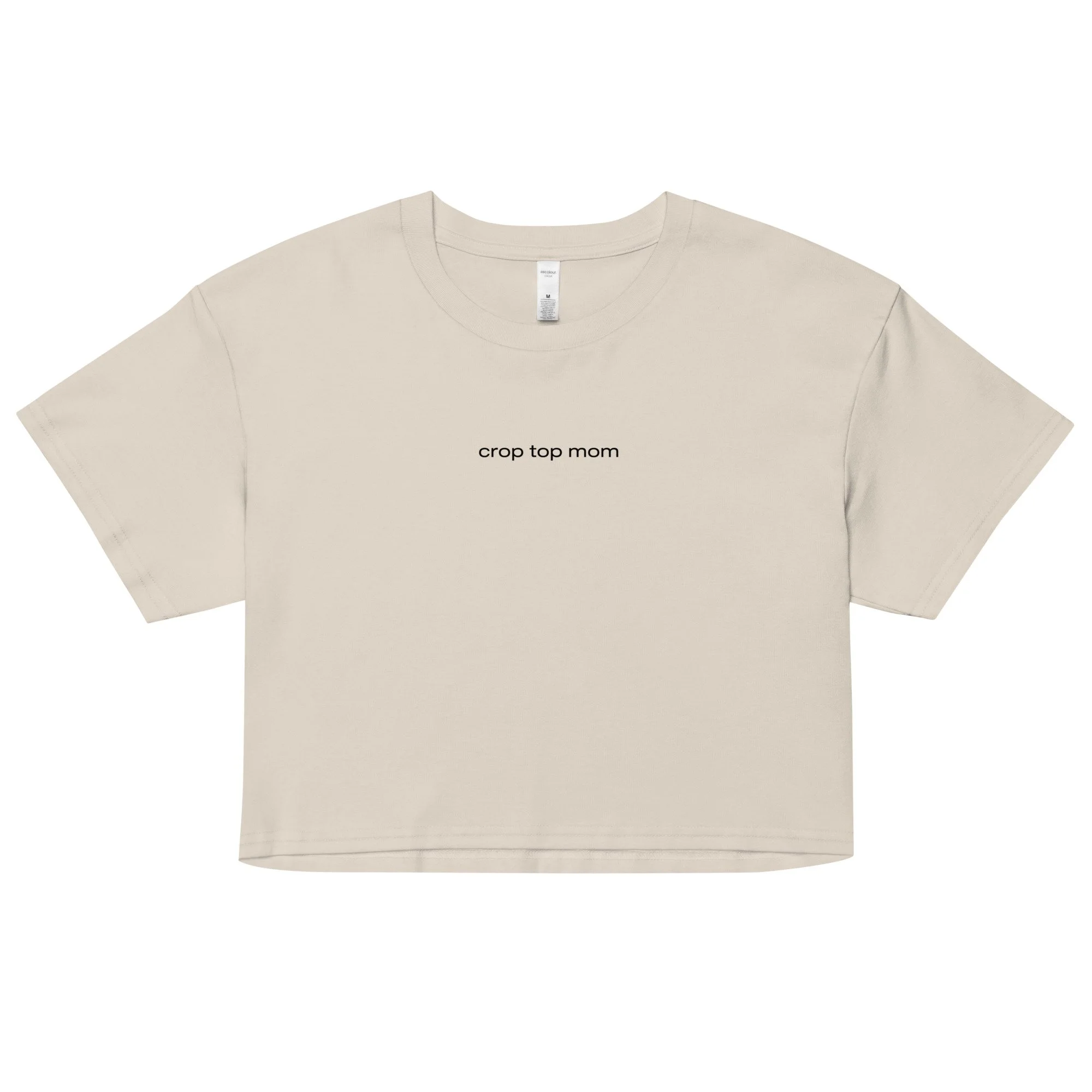 crop top mom tshirt