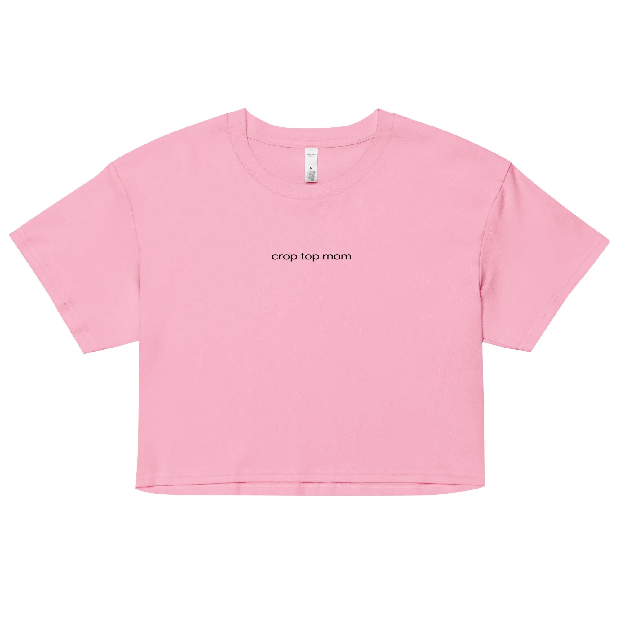 crop top mom tshirt