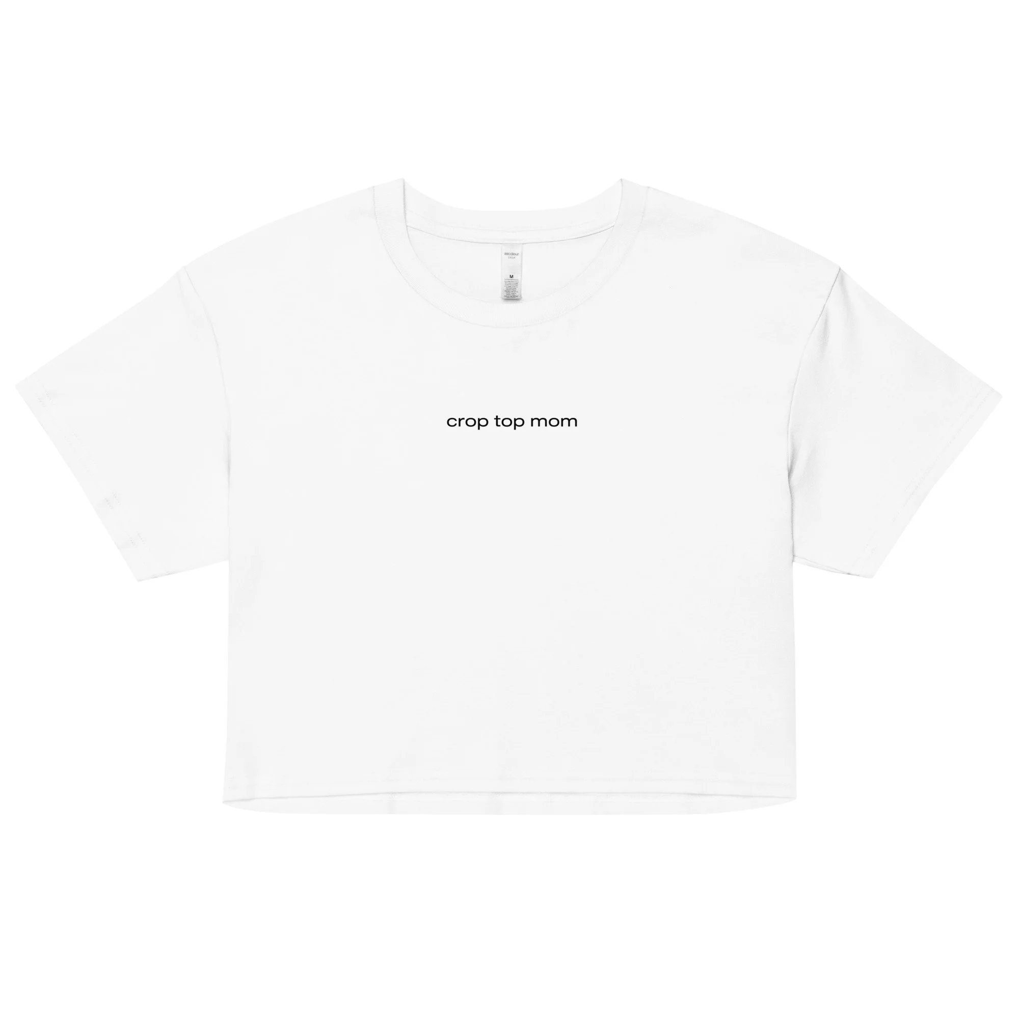 crop top mom tshirt