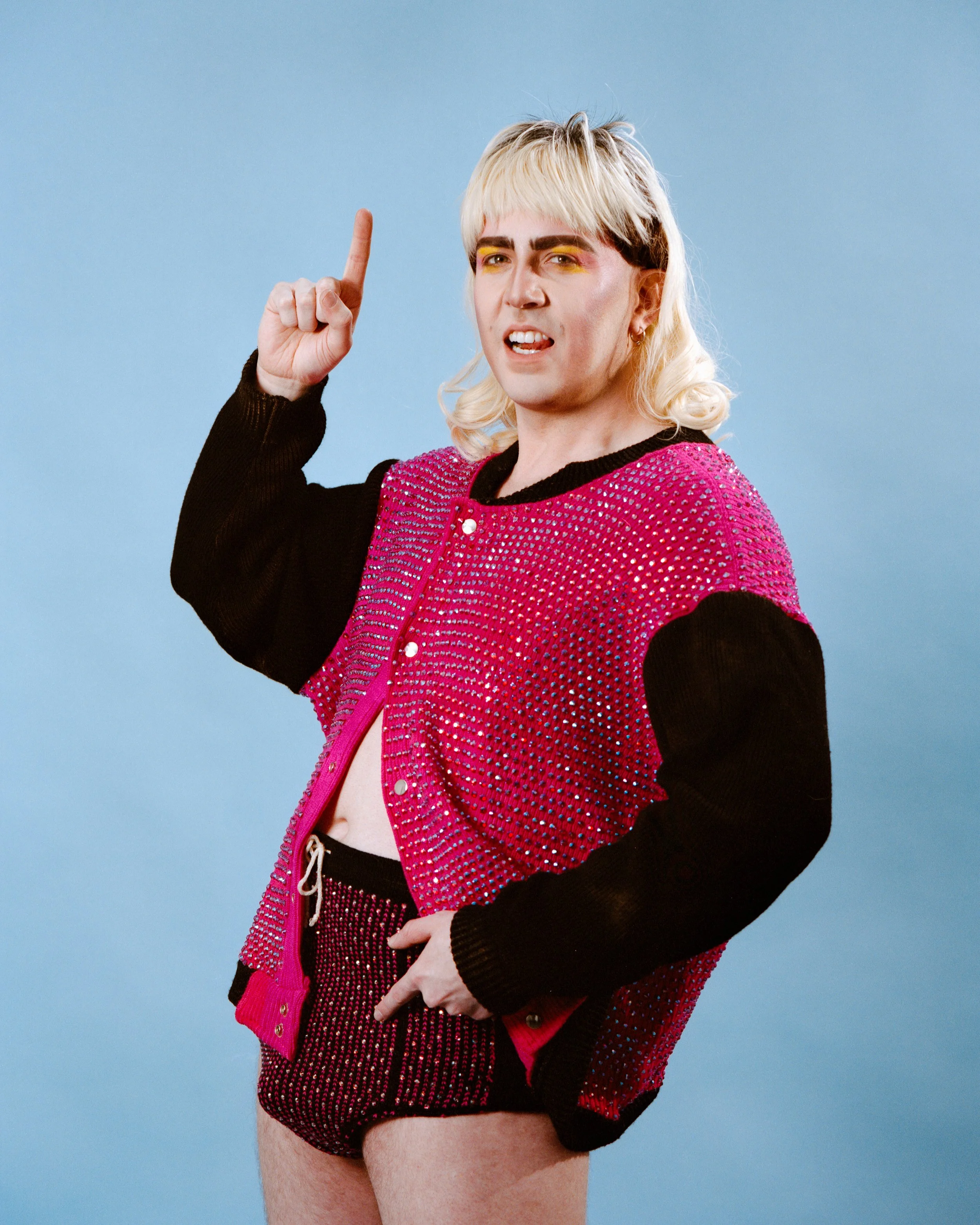 Rhinestone Ron Johnstone, 2026. Colour negative film.