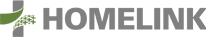 Homelink logo with a house icon and text