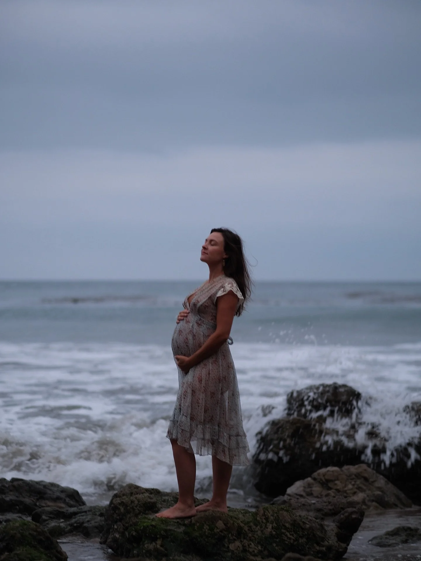 Everything I thought was breaking me,
was actually remaking me&hellip;for her, our daughter.

She&rsquo;s ancient, wise, and full of knowing. Choosing me as her portal, her path to Earth, 
her first home in a world being reborn.

She is not just arri