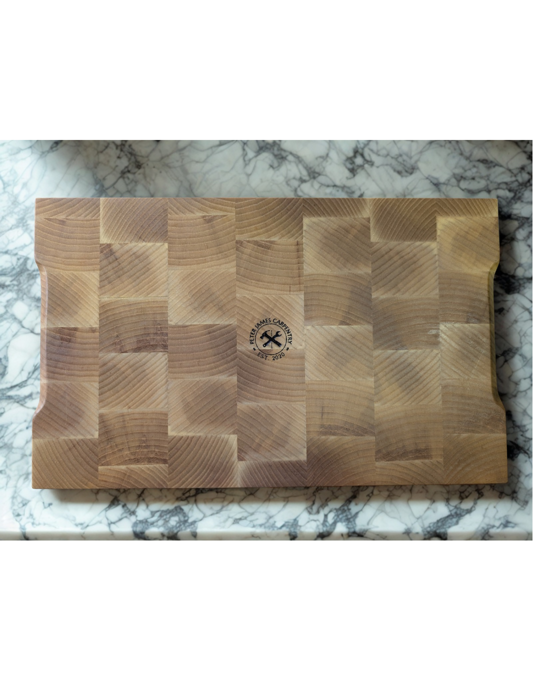 Ash end-grain butcher block