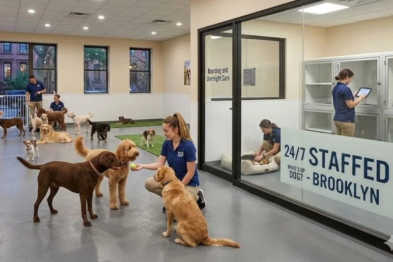 Why 24/7 Staffing Matters for Dog Boarding in Brooklyn