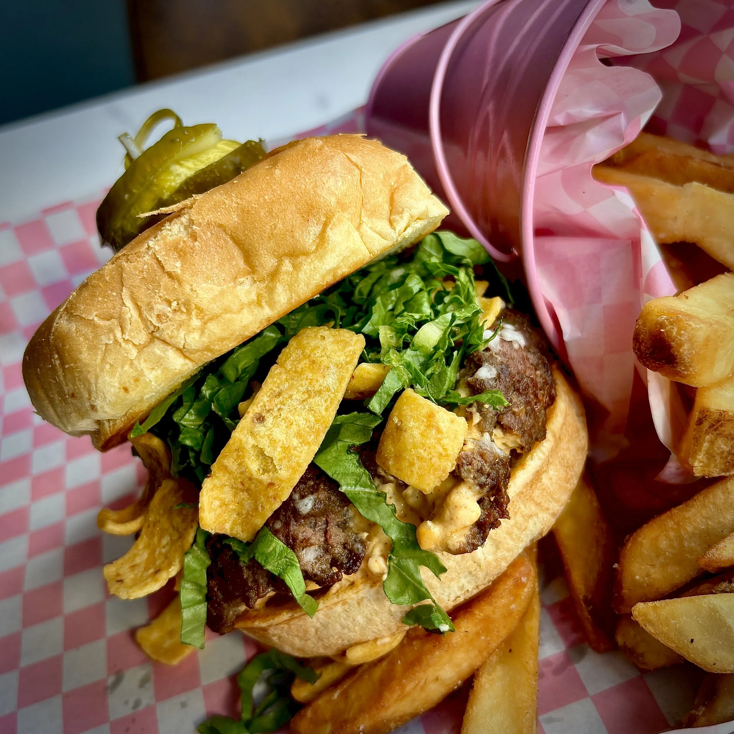 Smash burger Nashua NH
Best smash burger in Nashua
Burgers Downtown Nashua
Craft burgers Nashua NH
Best burgers in Nashua NH
Smash burger near me Nashua
Late night burgers Nashua NH
Burger restaurant Nashua NH
Local smash burger Downtown Nashua
Gourm