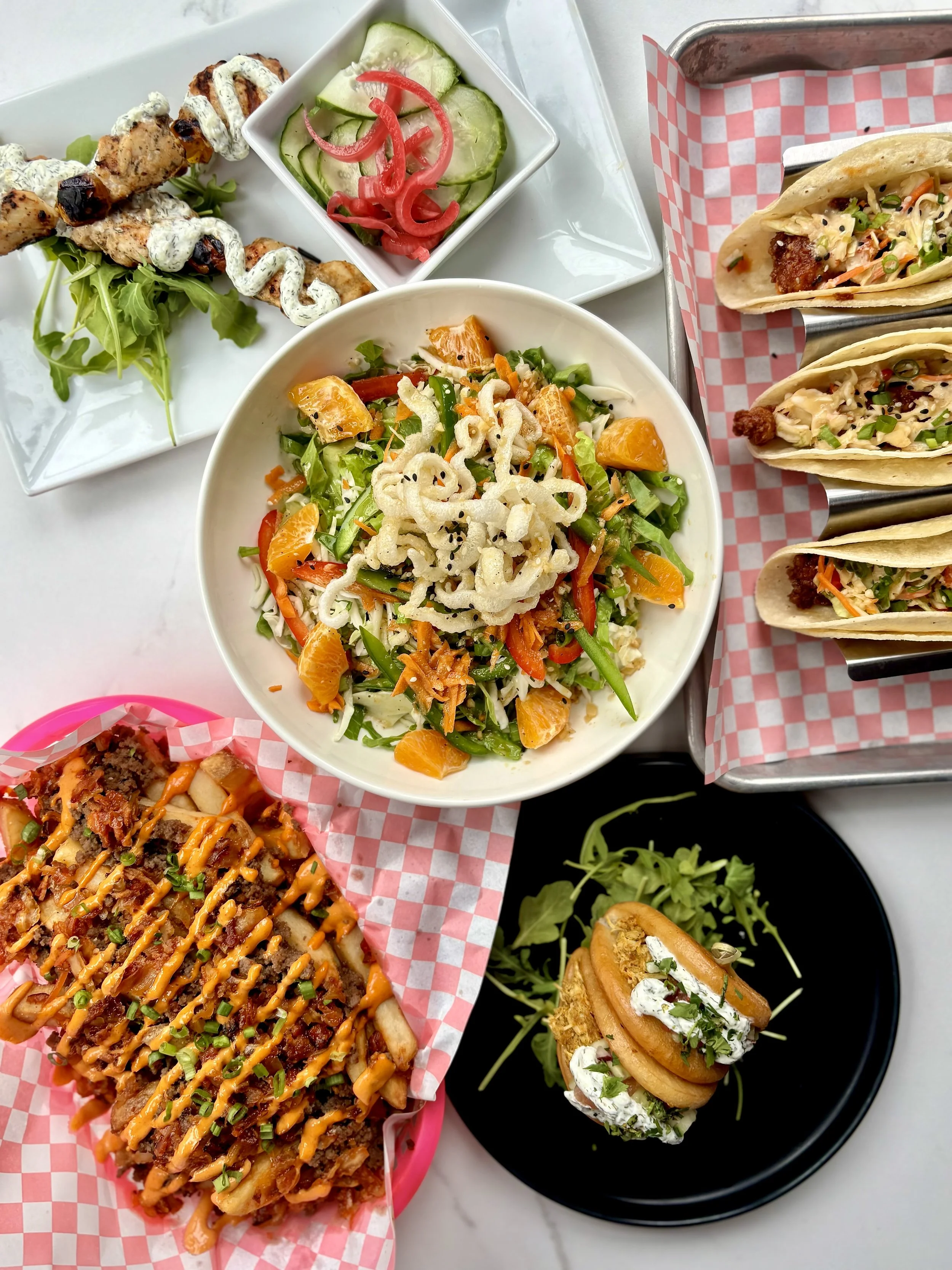 Korean Bulgogi
Taco
Salad
Chicken Souvlaki
Bao Bun
Local Street Eats nashua
best street food near me
street food restaurant nashua
casual dining near me
fun restaurants for groups Nashua
best appetizers near me
street food takeout Nashua
street food 