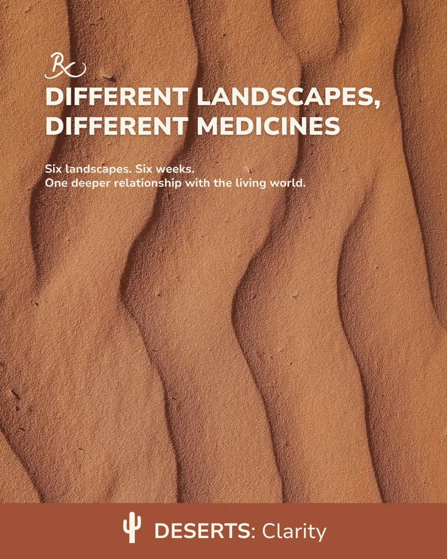 Join us October 21 to learn about deserts!

In case you missed it, we're over here hyping up our new program in the middle of an algorithm that would rather we be angry about something than celebrating what is good on this planet, so to all seven of 