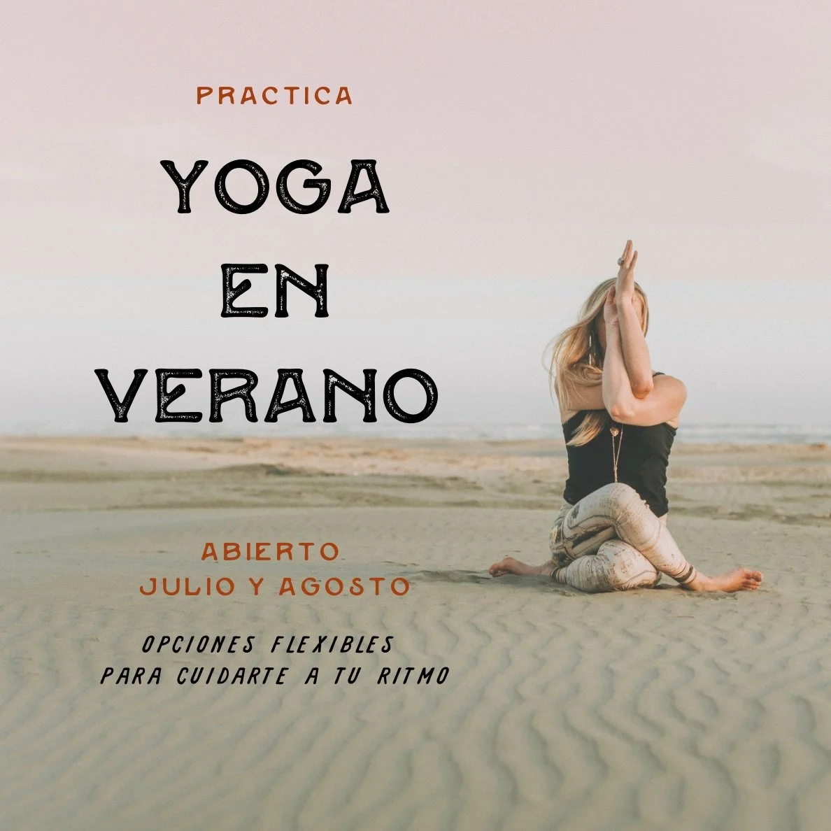 El verano ya est&aacute; aqu&iacute; invit&aacute;ndonos a cambiar nuestras rutinas. 

Es tiempo de aprovechar los d&iacute;as largos y bajar un poco el ritmo. Tambi&eacute;n es una invitaci&oacute;n a respirar, moverte y disfrutar de practicar sin p