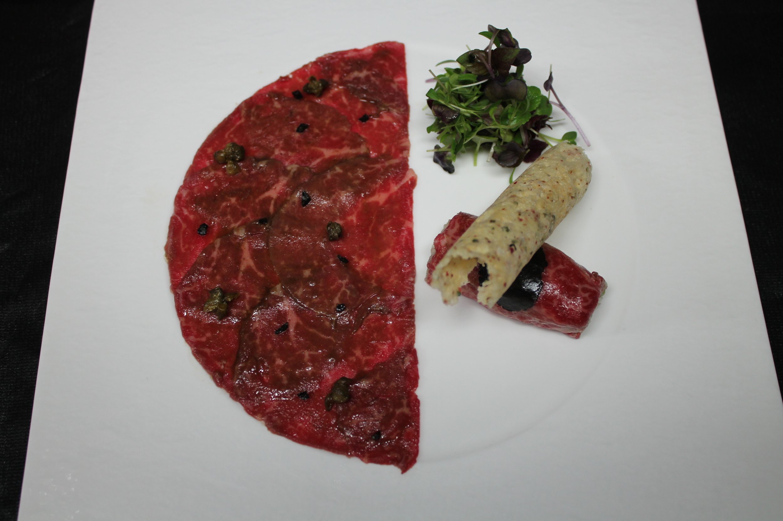 Beef carpaccio
