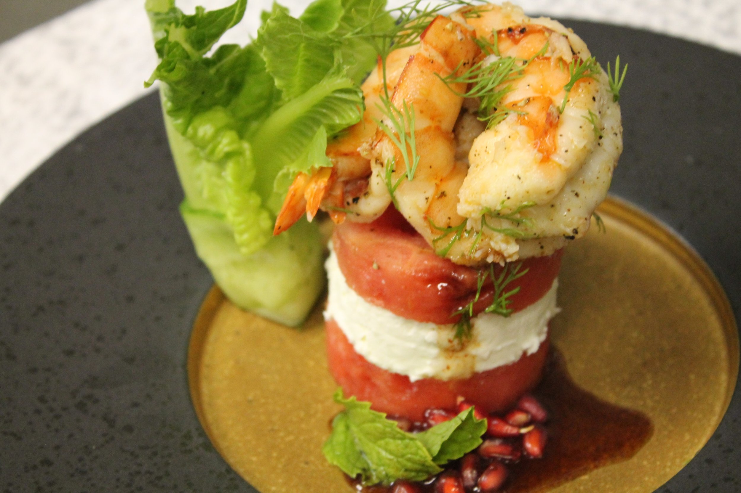 Shrimp Watermelon Salad