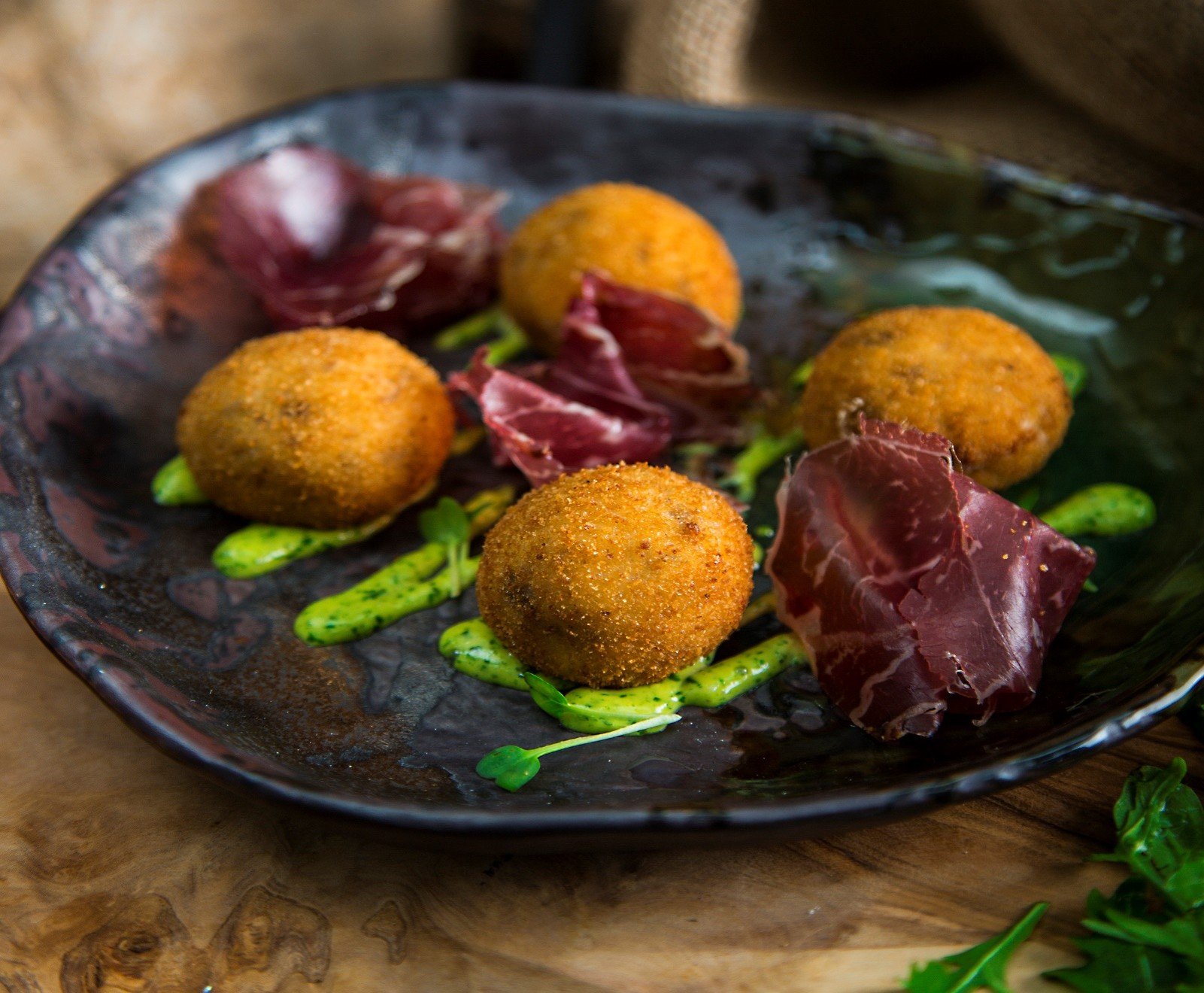 CECINA DRY CURED BEEF CROQUETTES