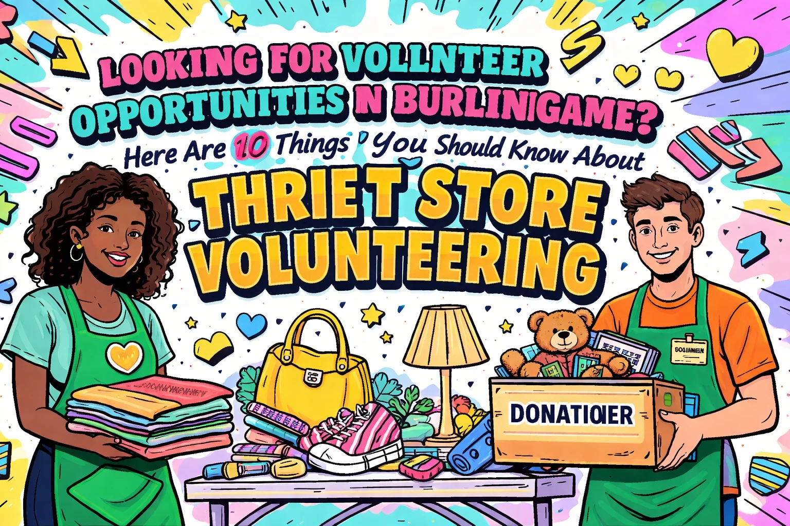 Looking For Volunteer Opportunities in Burlingame? Here Are 10 Things You Should Know About Thrift Store Volunteering