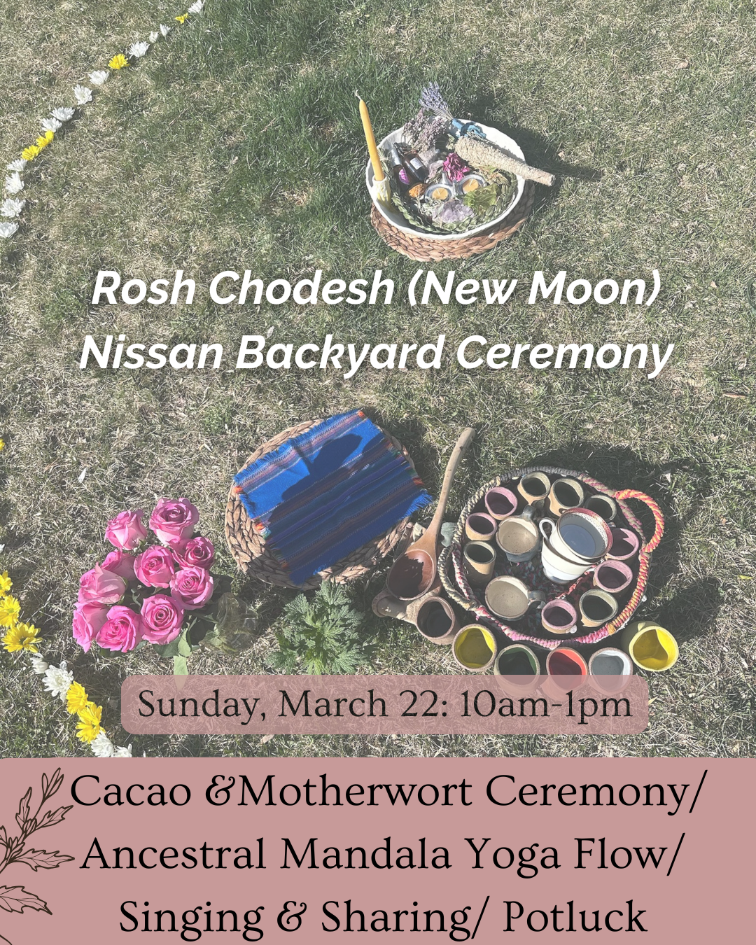 Rosh chodesh (New Moon) Nissan Spring Equinox Ceremony