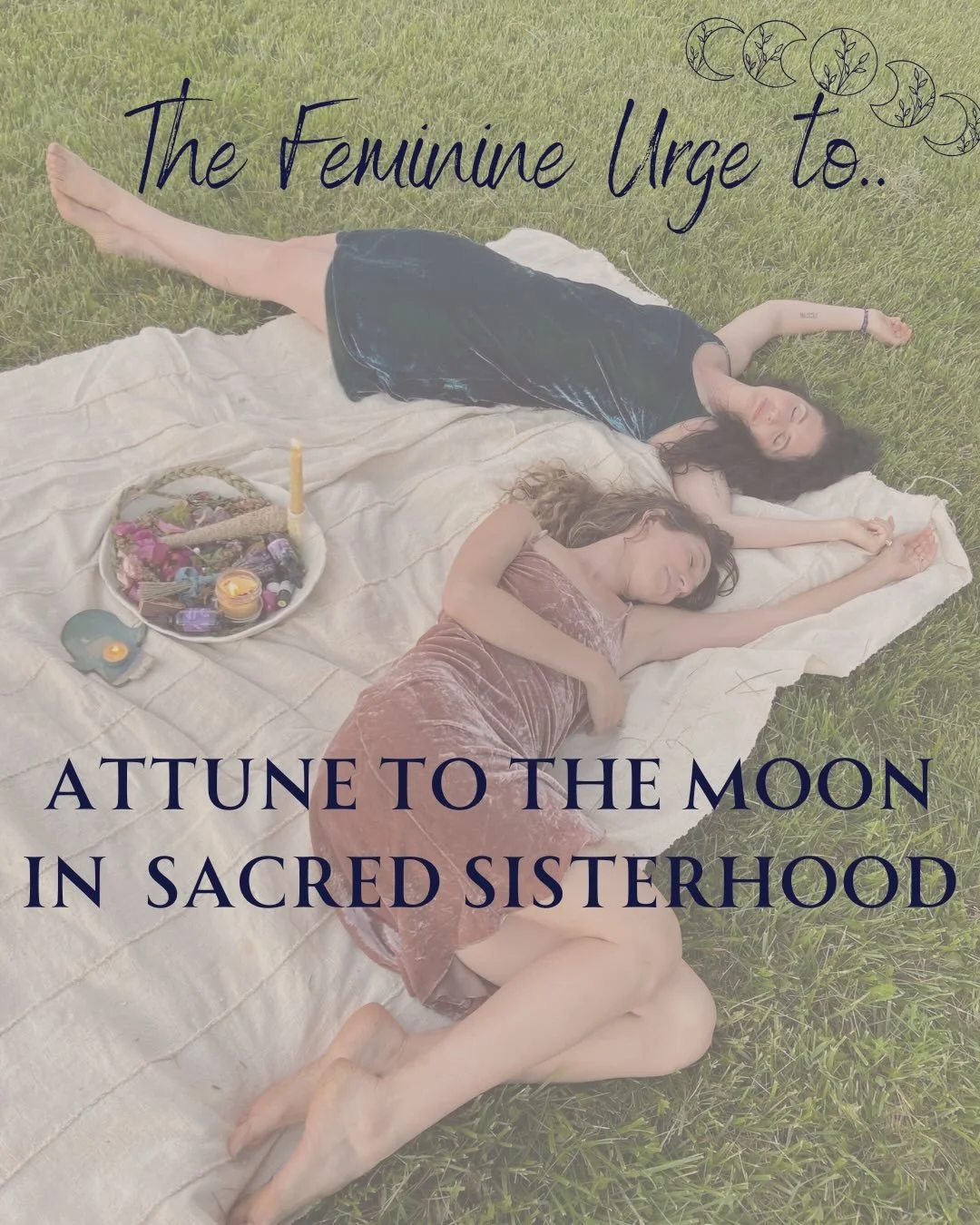 ✨ Follow your feminine urge into Seasons to Wholeness: Moon Medicine! ✨

Our next 6-month cycle begins Friday, March 20th for Rosh Chodesh Nissan, the month of freedom and circle consciousness, as we step into the fresh energy of spring.
Moon Medicin