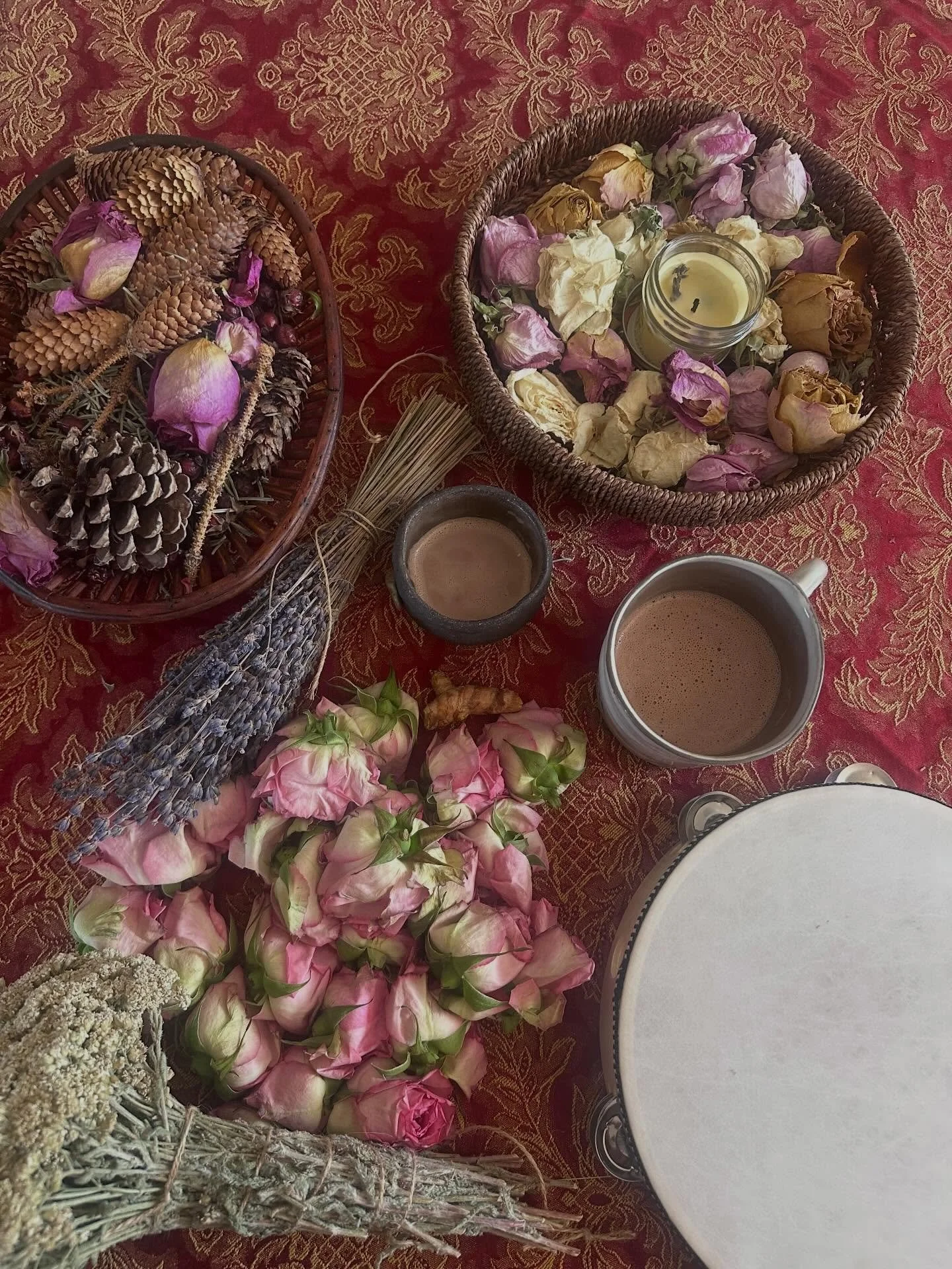 This morning, I led a Circle Mandala Meditation to a group of women in honor of&nbsp;Rosh Chodesh&nbsp;(the New Moon) of Nissan, inspired by Miriam the Prophetess and her circle dance with tambourines. Afterwards, someone reflected:

&ldquo;The world