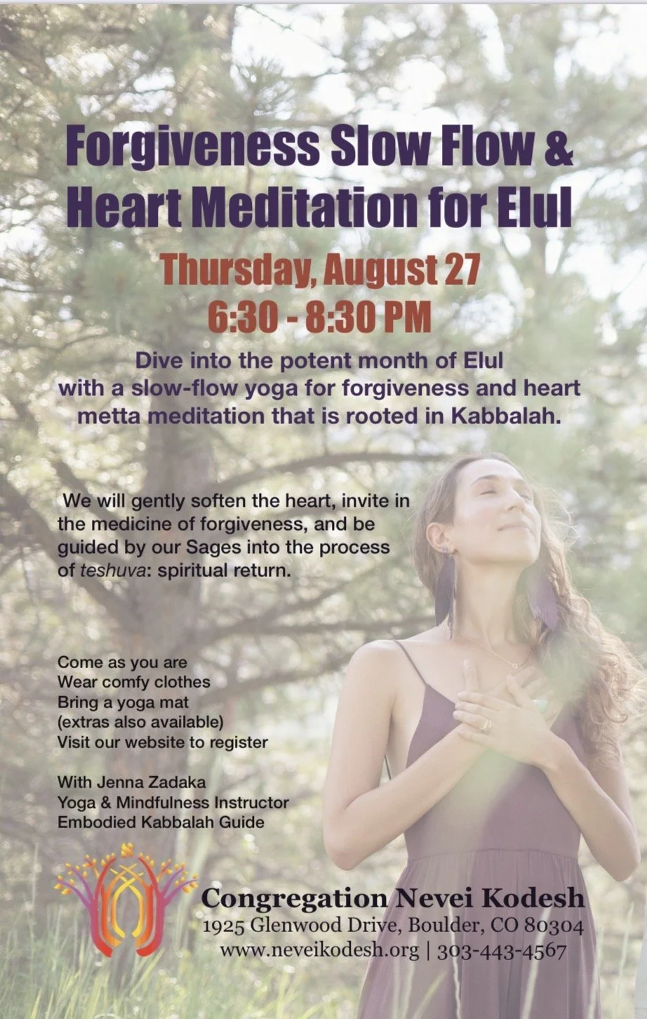 Forgiveness Slow Flow for Elul