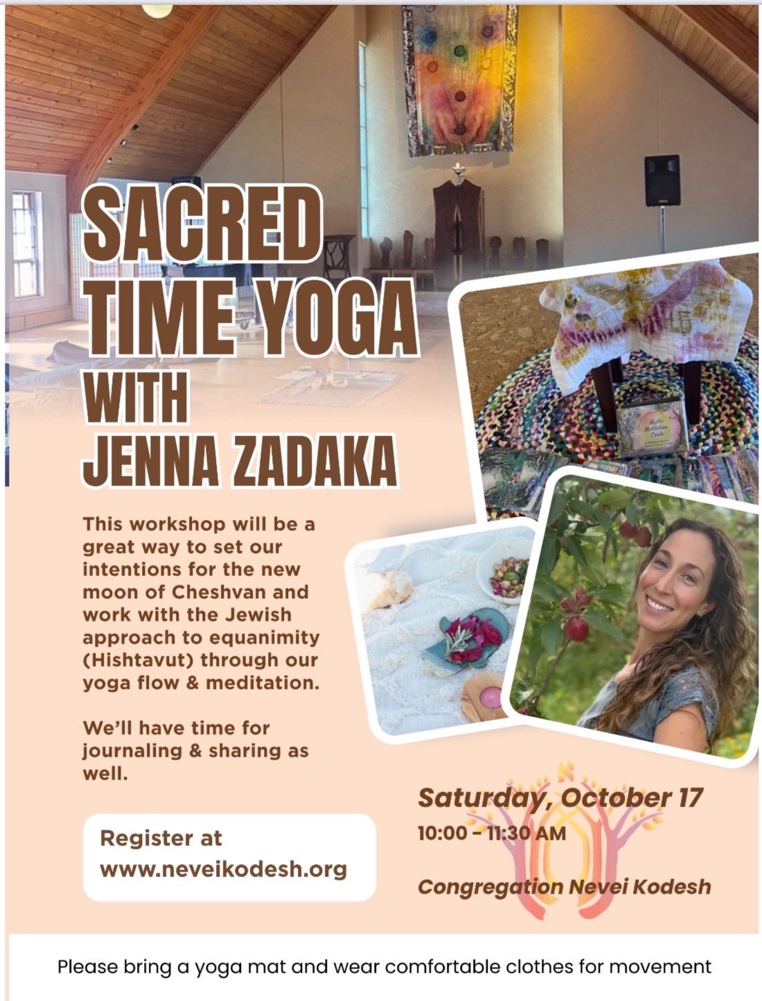 Sacred Time Yoga for Cheshvan