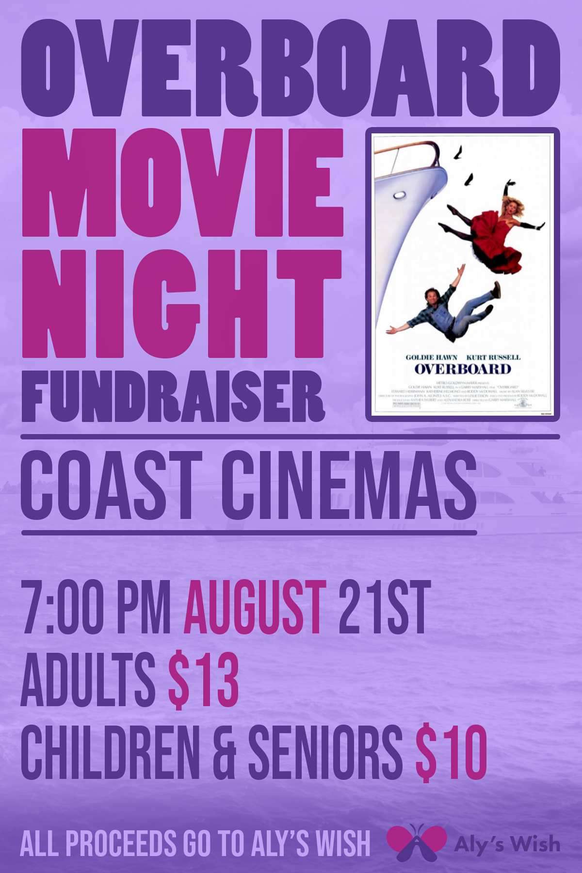 Overboard Movie Night Fundraiser