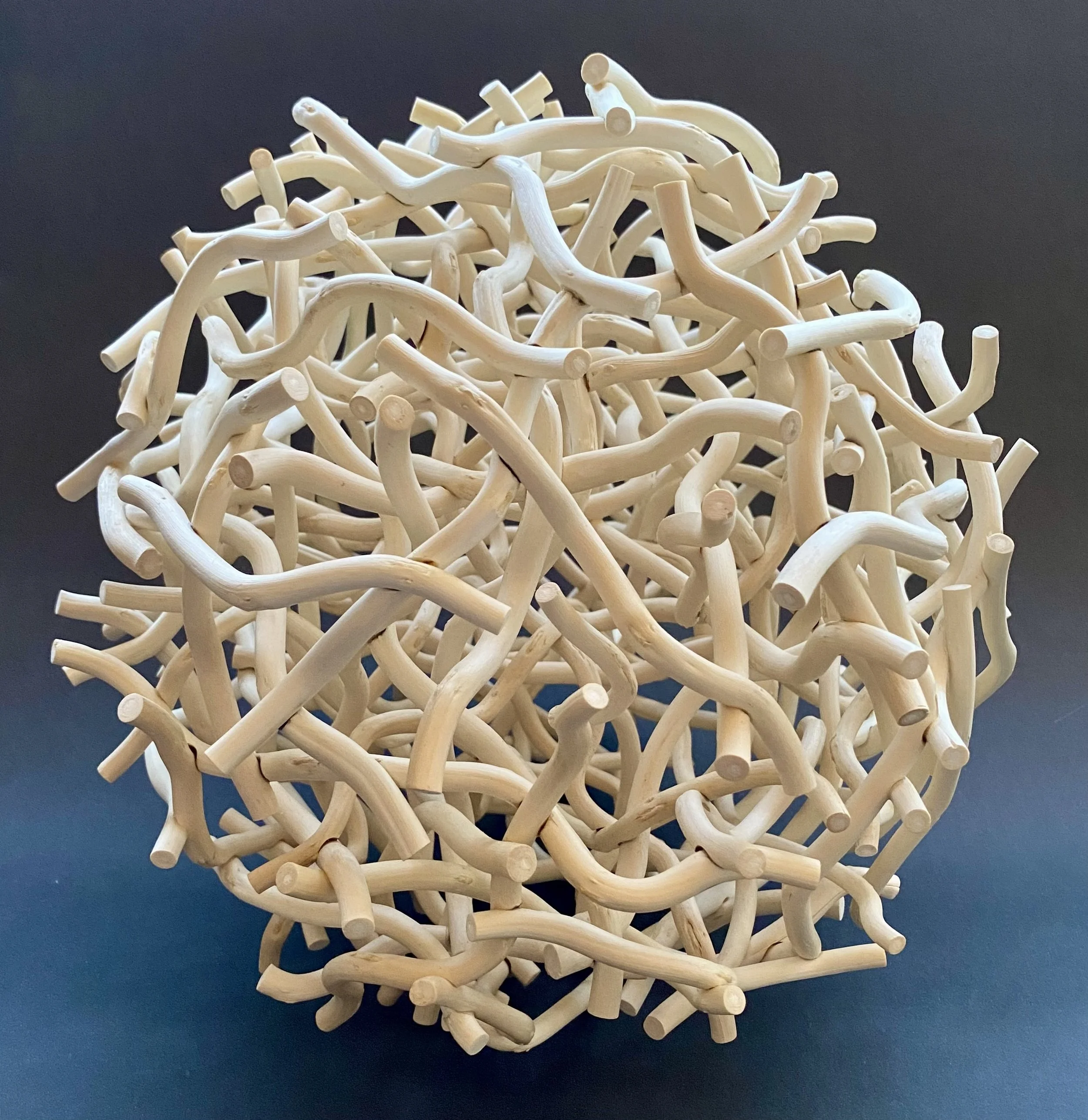 "Energy #15," Bleached Corkscrew Willow