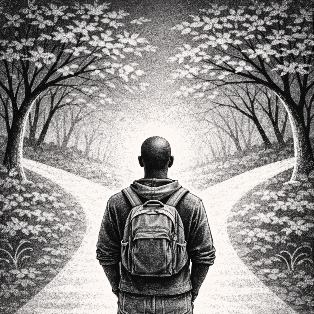 Two Roads: Life and Death