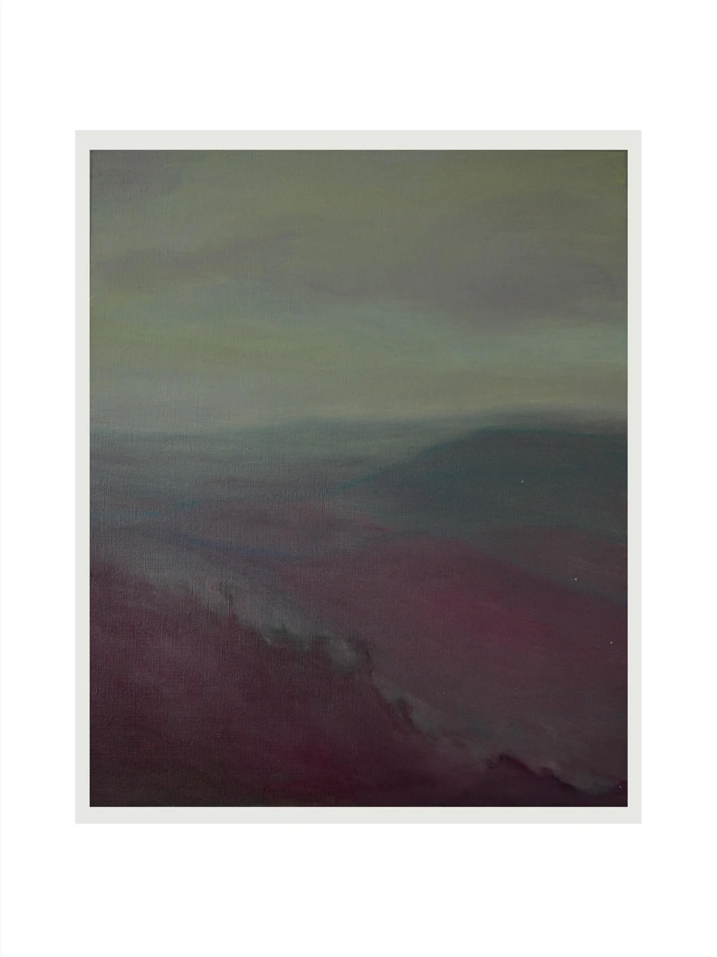 Pink blue ridge 🌄 18x20ish oil