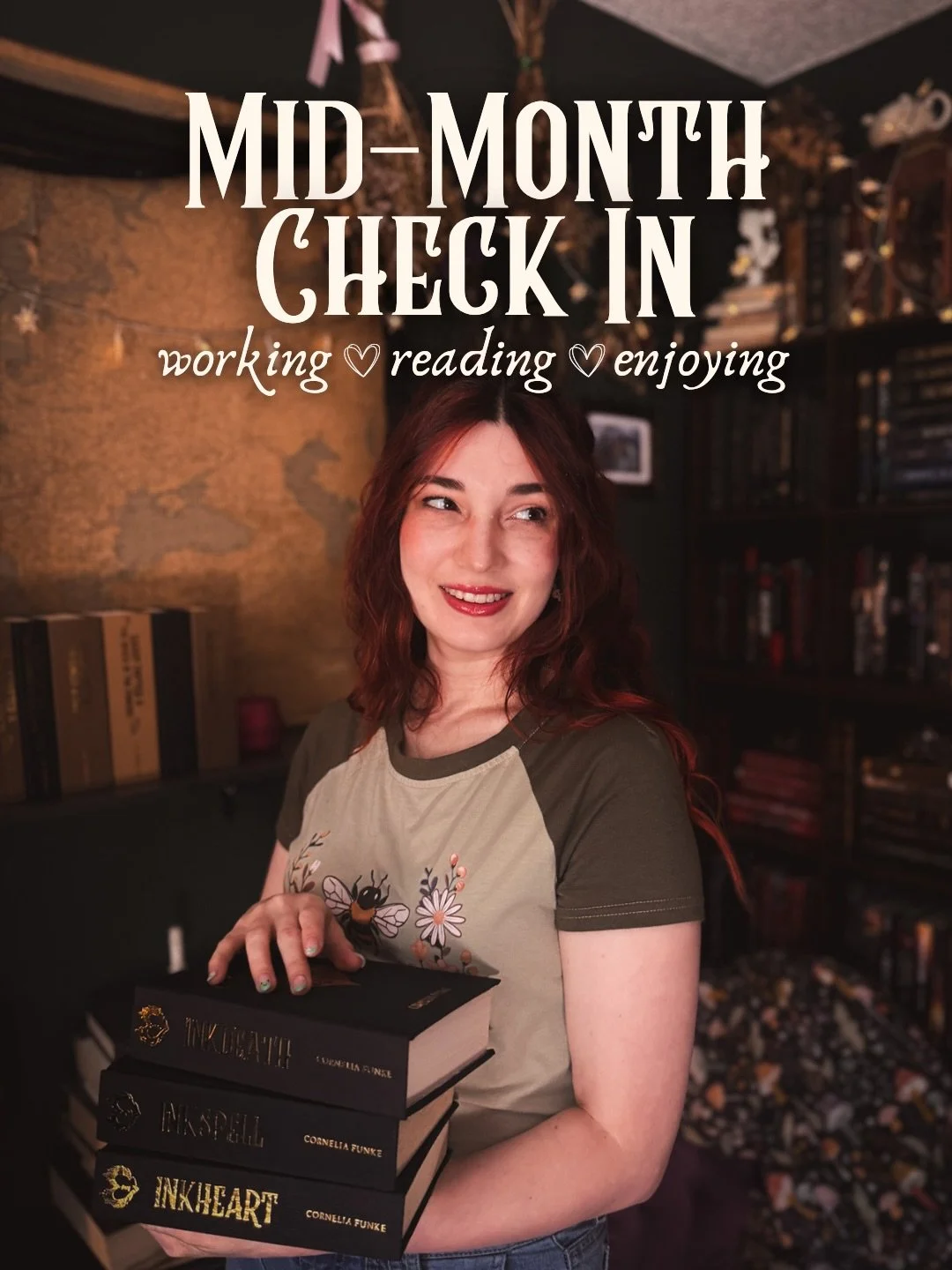 Time for our Mid-Month Check-In!
working ✧ reading ✧ enjoying

What have you been up to? Let me know&hellip;
✧ what you&rsquo;ve been working on
✧ what you&rsquo;ve been reading
✧ what you&rsquo;ve been enjoying

#bookstagram&nbsp;#christianauthor&nb
