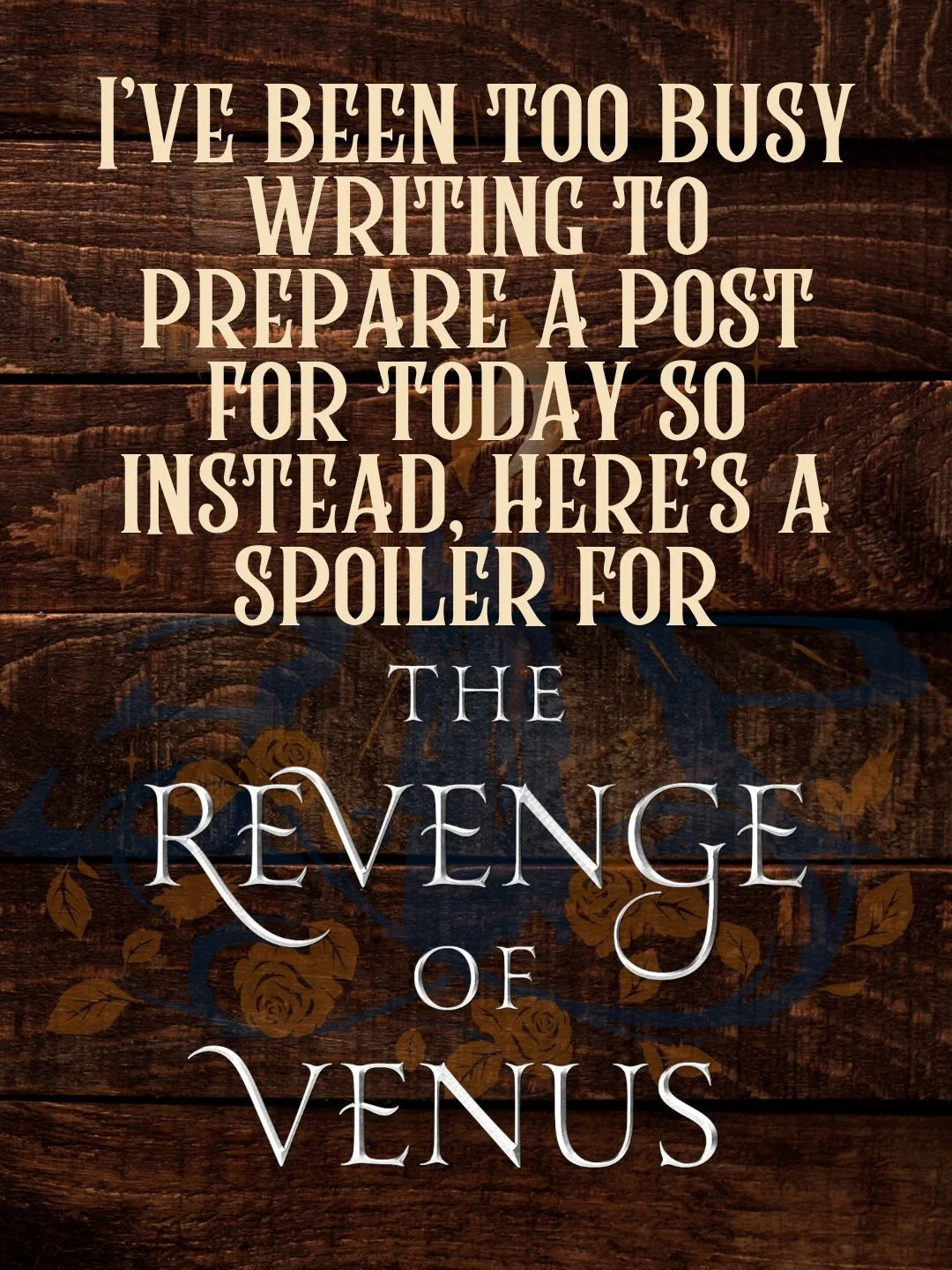 sorry, i can&rsquo;t come to the phone right now
i&rsquo;m trying to write you an epic finale to this trilogy