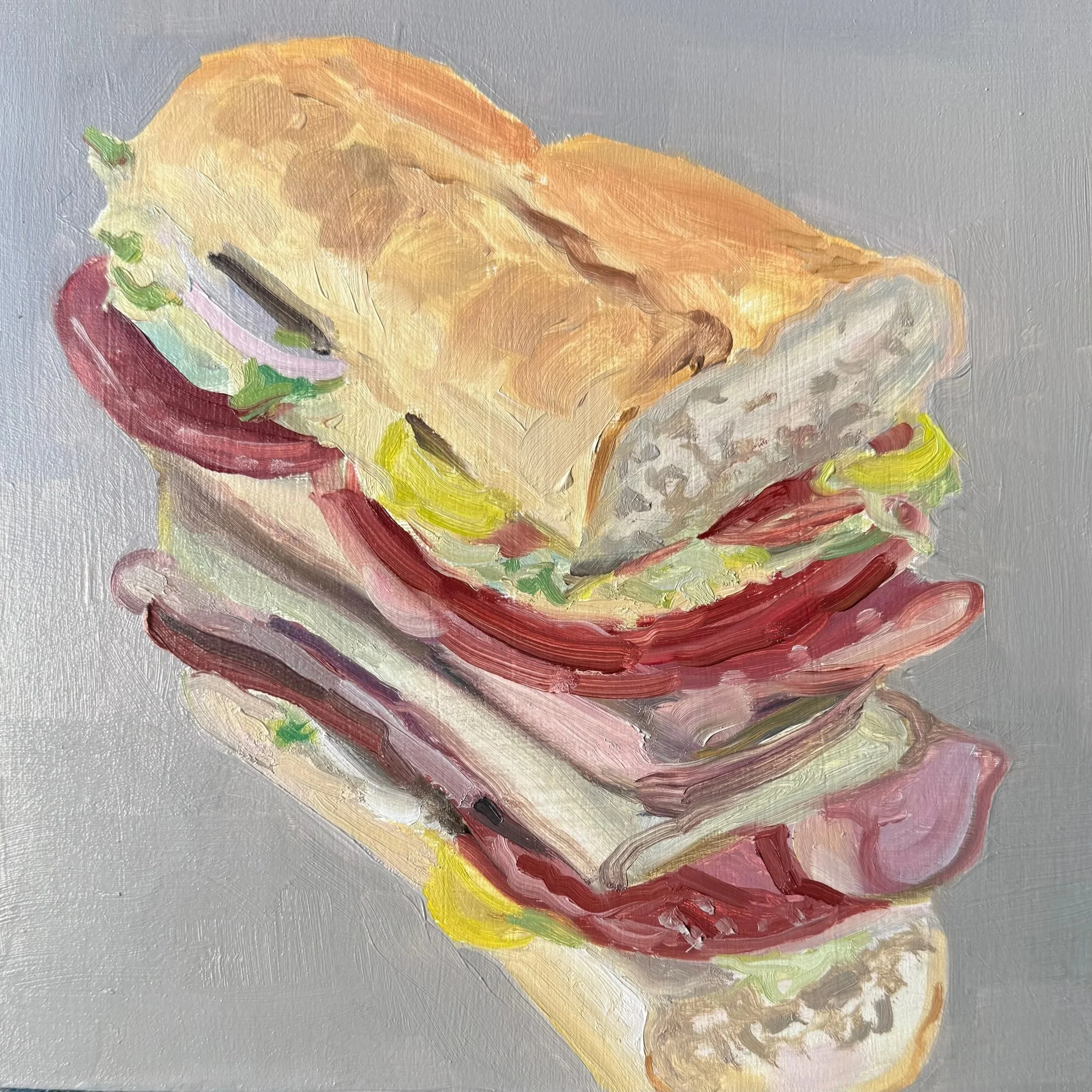 The Godfather, Oil on cradled Board, 8" x 8" 2026